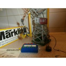 Marklin hijskraan + WIAD grijper +magneet +schakelkastje