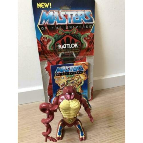 Rattlor - He-Man & MOTU - compleet met back card & comic