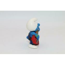 Schleich Smurf met gitaar gitarist Peyo figuurtje cadeautip