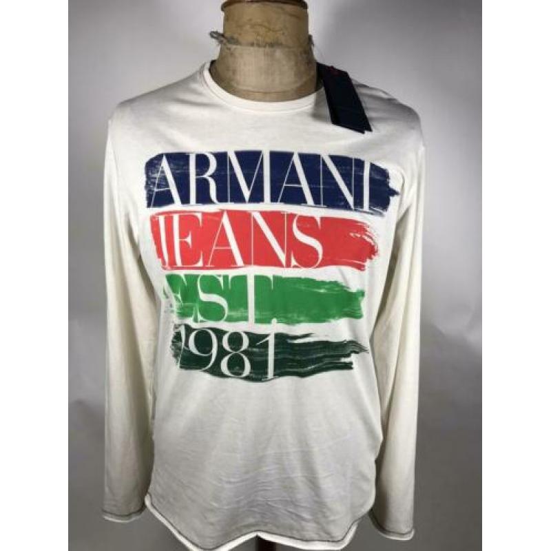Armani t-shirt l/s, nieuw, maat XL