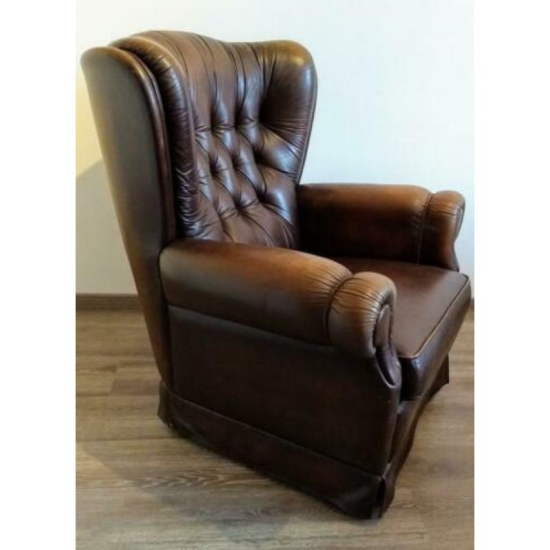 Clubfauteuil Chesterfield-stijl