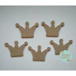Knutselsetje met 10 MDF figuren: kinderfeestje | Stokhout 60