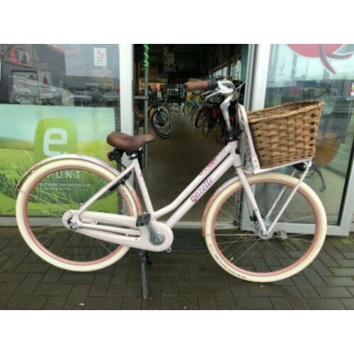 Fietsmaster gazelle miss grace 3 v roze transportfiets op=op