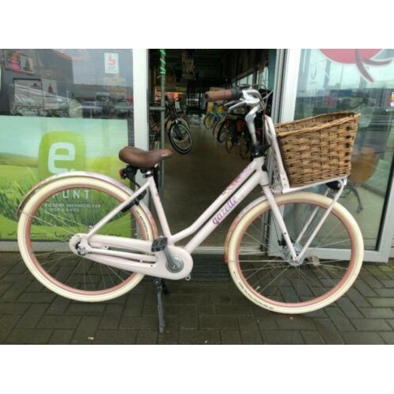 Fietsmaster gazelle miss grace 3 v roze transportfiets op=op