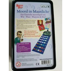 Moord in Maanlicht, spel in blik, goede staat