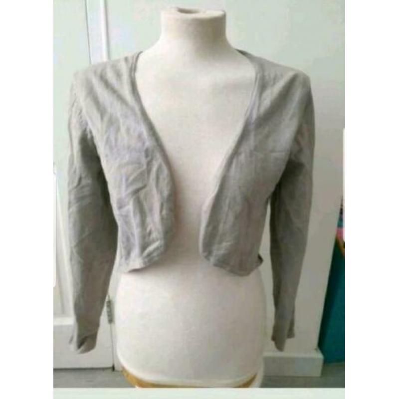 Grijs vest maat S