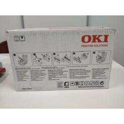 3 OKI drums p/n 43870021-23, 2 OKI toners p/n 43865722-23