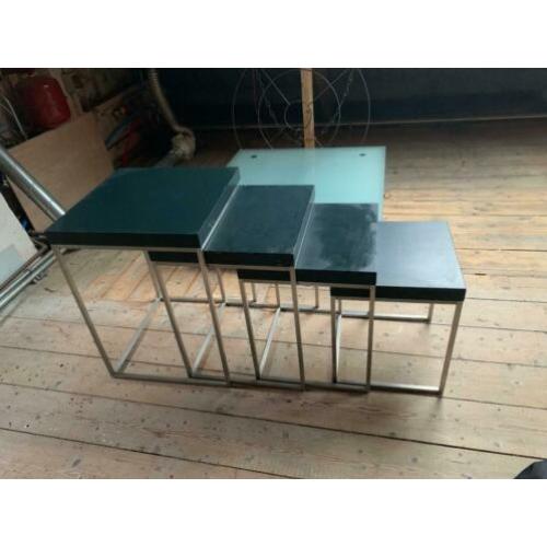 Bijzettafels, design, vintage, retro, meubilair, opruiming