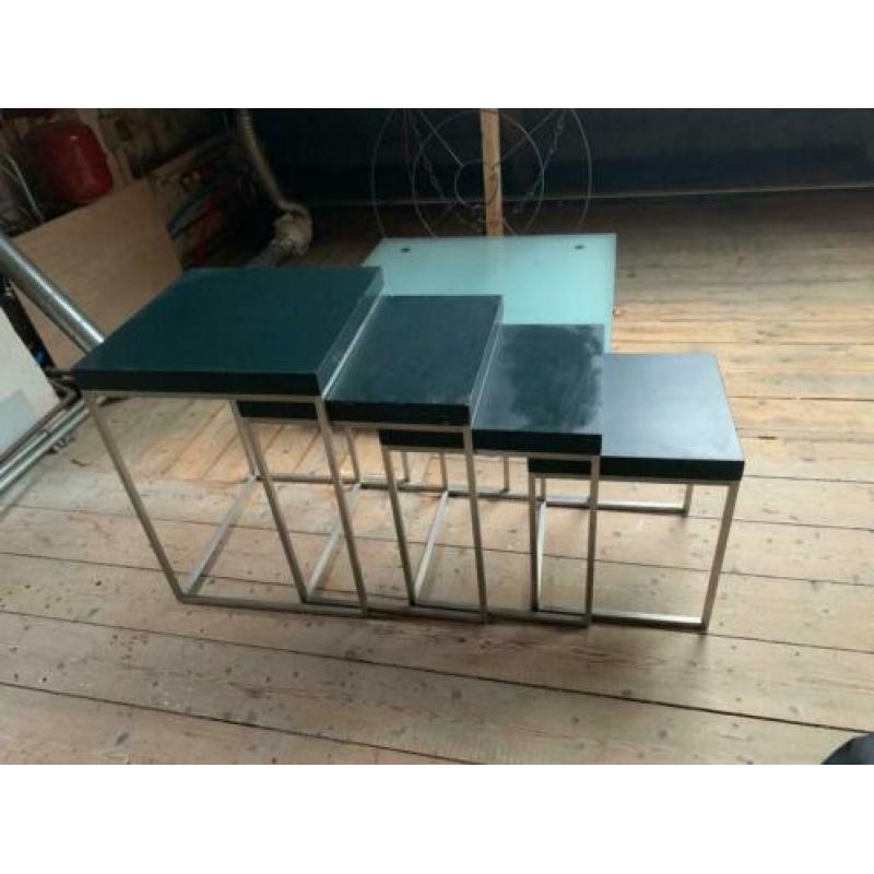 Bijzettafels, design, vintage, retro, meubilair, opruiming