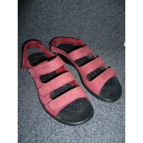 Ecco sandalen rood 38