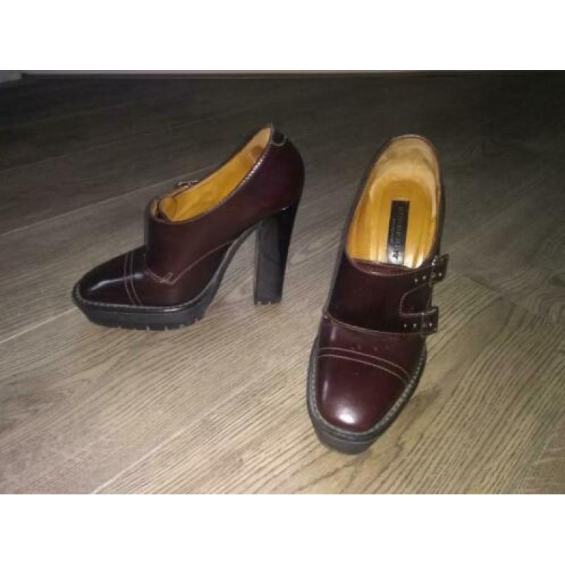Burberry Prorsum plateau pumps Bordeaux rood maat 36