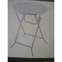 Statafel sta tafel partytafel party witte metalen vouwtafel