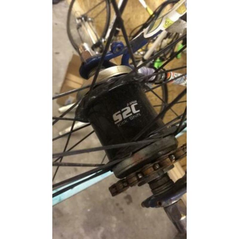 Gazelle champion mondial 62cm single speed fixie twospeed