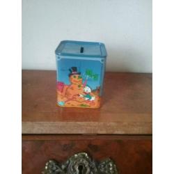 Blikken Donald Duck spaarpot.Disney made in England