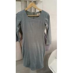 jurk XS licht groen