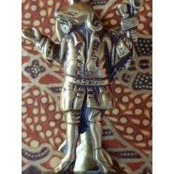 Zeldzame koperen deurklopper uit Engeland The trusty servant