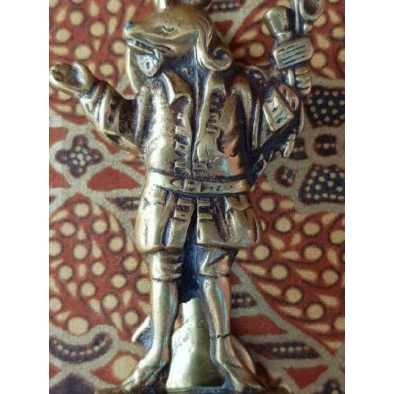 Zeldzame koperen deurklopper uit Engeland The trusty servant