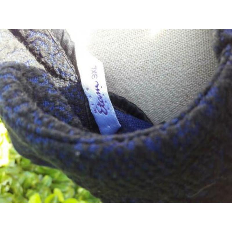 Blauw/zwart jasje van Miss Etam mt 3XL