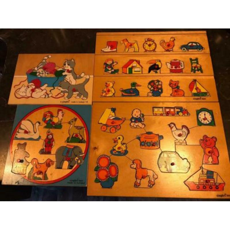 Vintage nopjes puzzels