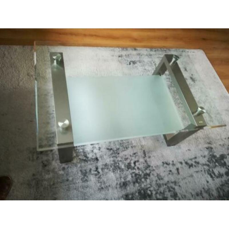 Glazen salontafel