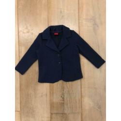 Maat 92 98 vest trui jas colbert donkerblauw
