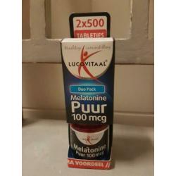 Puur melatonine 2x 500 stuks nieuw