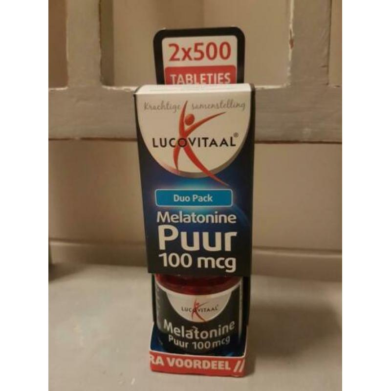 Puur melatonine 2x 500 stuks nieuw