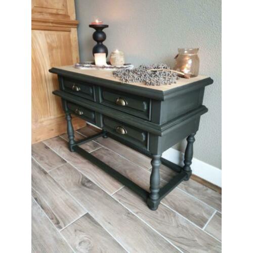 Stoere sobere landelijke ladekast eiken blad ????????
