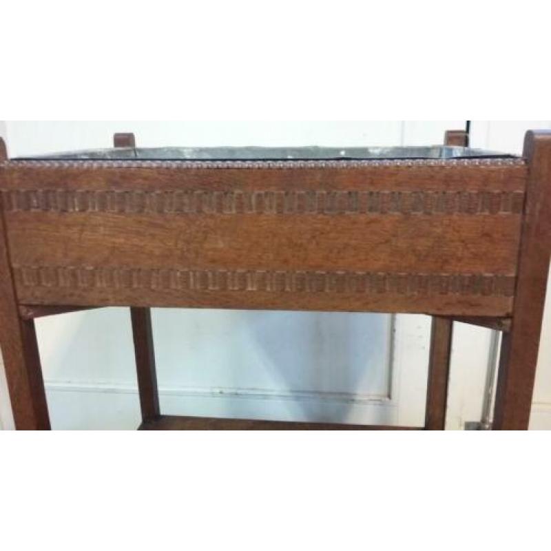Art Deco plantentafel, jardinaire