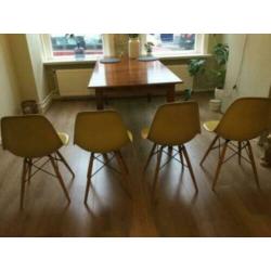 Originele Herman Miller Vitra fiber Glass kuip stoelen retro