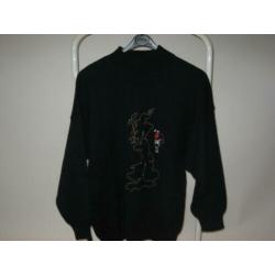 Revolt Trui maat 40./42 donker blauw met applicatie 27022020