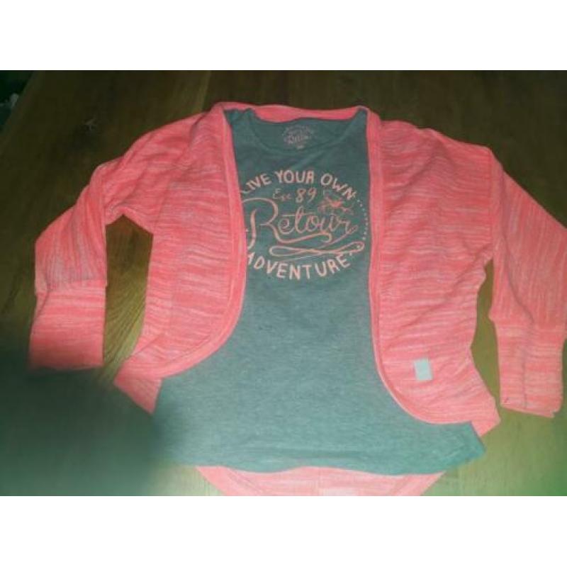 Vest oranje tumble n dry 134 140