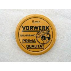 blikje Vorwerk Isolierband (leeg) 6 cm. Duitsland 1935.