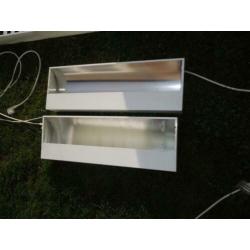 9 x Systeemplafond lichtbak voor indirect licht
