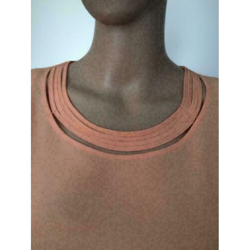 C436 GELCO Maat 40 blouse top zalm-roze