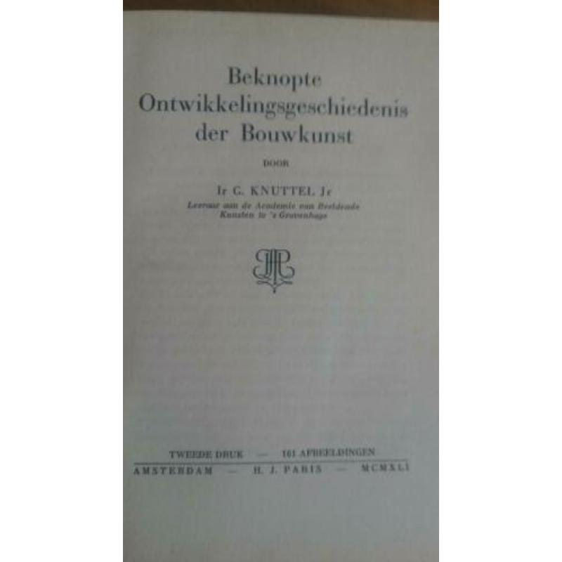 Beknopte ontwikkelingsgeschiedenis der bouwkunst