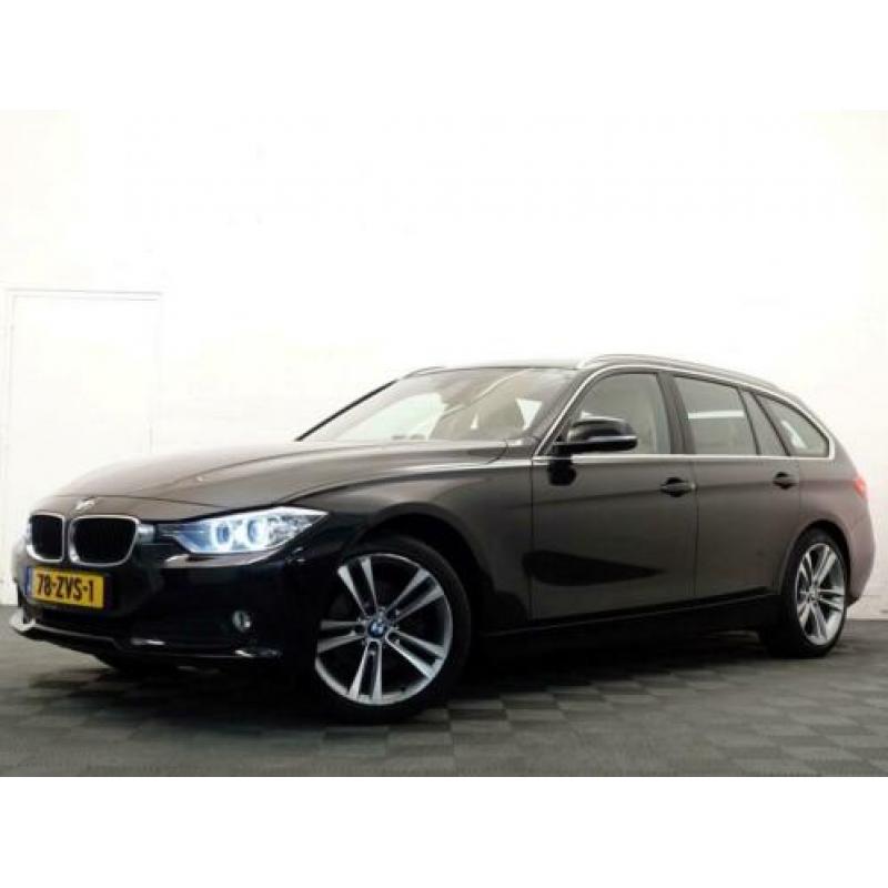 BMW 3 Serie Touring 320D 184PK HIGH EXE LUXURY AUT8, Leer, N