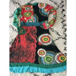 DESIGUAL jurk lange mouwen mt XL