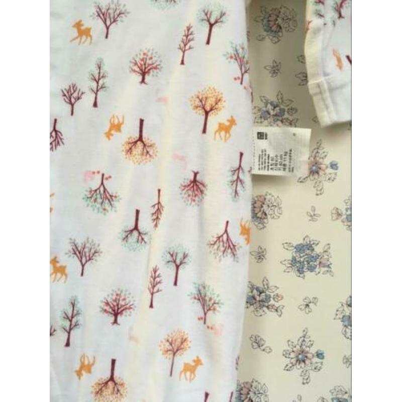 Uniqlo lief boxpakje bosdieren hertjes 74 80