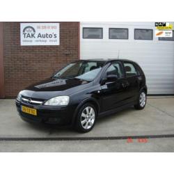 Opel Corsa 1.2-16V Silverline Zwart/Airco/5 deurs/NAVI/met b