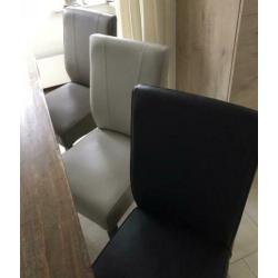 Eetkamerstoelen 6 stuks in 3 kleuren zgan