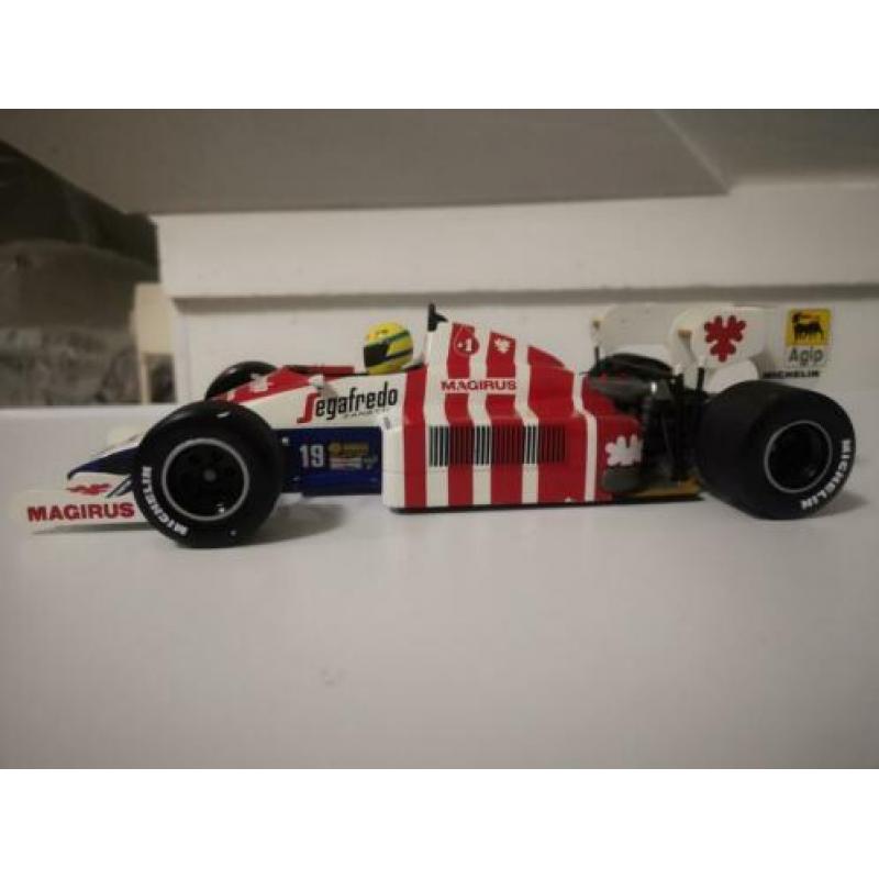 1:18 Ayrton Senna Toleman Hart Tg84 zonder ovp