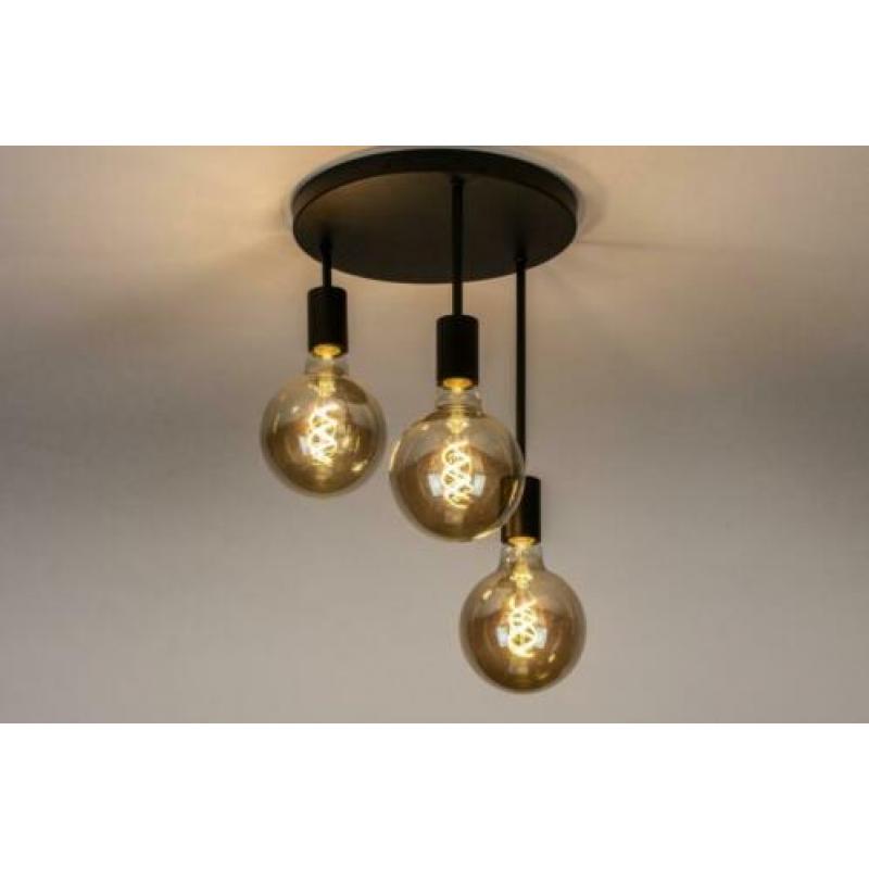 moderne plafondlamp zwart salon tafel slaapkamer keuken lamp
