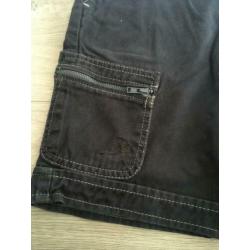 DOERAK korte bermuda broek blauw zeer netjes mt 140 ZD