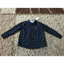 Lois overhemd maat 116 ( 5 jaar) donker blauw nieuw met labe