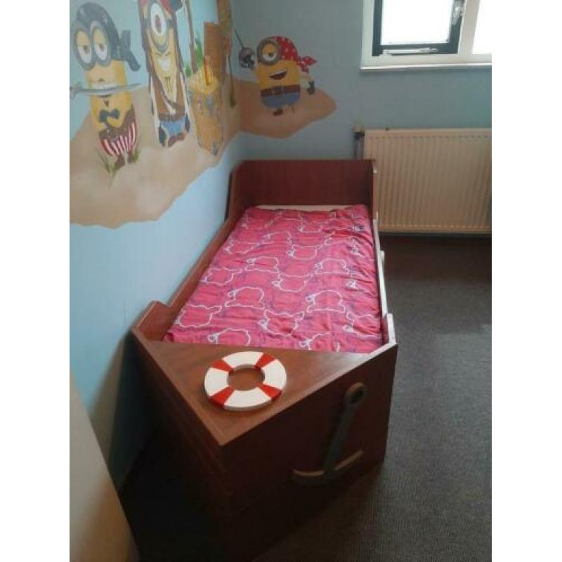 UNIEK kinderbed, boot, piratenboot
