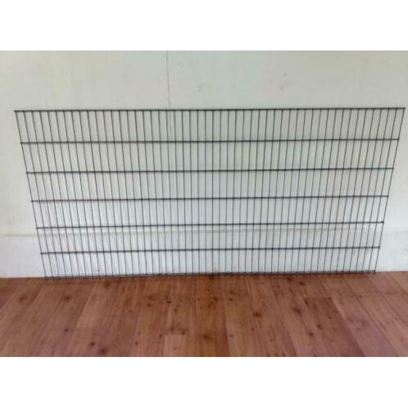Dubbelstaafs Hekwerk - 123 cm hoog - Gegalvaniseerd