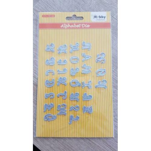 3x (snij) mal alphabet die,2x vlinder hobbyidee, large dies.