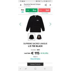Supreme Sacred Unique L/S Tee (Maat M) SS20