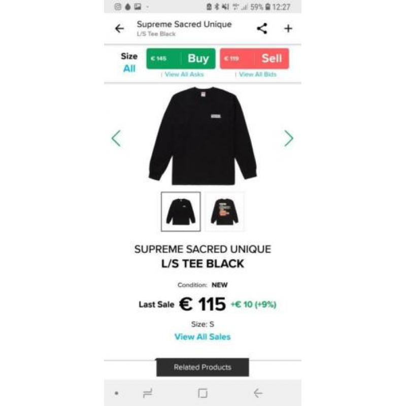 Supreme Sacred Unique L/S Tee (Maat M) SS20